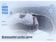 Bremssattel rechts vorne FIAT Stilo (192) 0077364648 0009949342