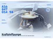 Kraftstoffpumpe MERCEDES-BENZ A-Klasse (W168) A1684701494