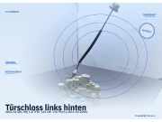 Türschloss links hinten AUDI A4 (8K, B8)