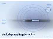 Heckklappendämpfer rechts VW Golf II (19E)