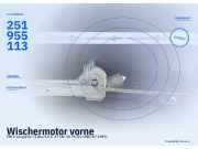 Wischermotor vorne VW Transporter T3 Bus 251955113