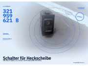 Schalter für Heckscheibe VW Polo II (86C) 321959621B