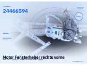 Motor Fensterheber rechts vorne OPEL Corsa C (X01) 24466594