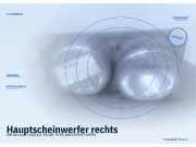 Hauptscheinwerfer rechts VW Scirocco I (53)
