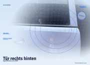 Tür rechts hinten Opel Meriva A