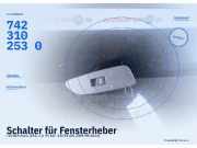 Schalter für Fensterheber TOYOTA Auris (E15) 7423102530