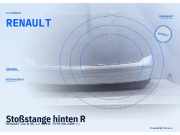 Stoßstange hinten RENAULT Clio II (B) RENAULT
