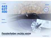 Fensterheber rechts vorne AUDI 100 Avant (44, 44Q, C3) 443837400