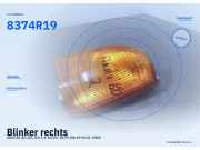 Blinker rechts AUDI 80 (81, 85, B2) 8374R19