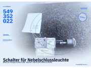 Schalter für Nebelschlussleuchte BMW 3er Compact (E36) 549352022