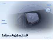 Außenspiegel rechts HYUNDAI Pony (X-2)