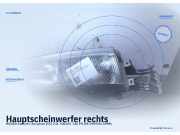 Hauptscheinwerfer rechts HONDA Accord V Aerodeck (CE)