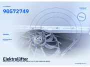 Elektrolüfter OPEL Astra G CC (T98) 90572749