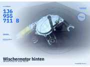 Wischermotor hinten VW Golf IV (1J) 1J6955711B