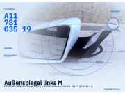 Außenspiegel links MERCEDES-BENZ CLA Coupe (C117) A1178103519
