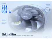 Elektrolüfter CITROEN Xsara Picasso (N68) 1831237016