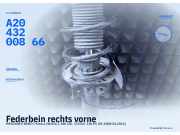 Federbein rechts vorne MERCEDES-BENZ C-Klasse (W204) A2043200866