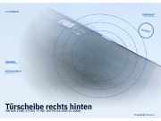 Türscheibe rechts hinten VW Golf V (1K)