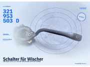 Schalter für Wischer VW Golf I (17) 321953503D