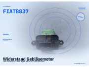 Widerstand Gebläsemotor FIAT Punto (176) FIAT B837