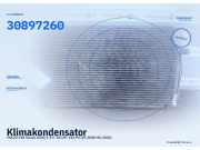 Klimakondensator VOLVO V40 Kombi (645) 30897260