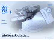 Wischermotor hinten BMW 3er Touring (E36) 0390201542