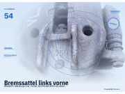 Bremssattel links vorne PEUGEOT 306 Break 54