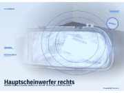 Hauptscheinwerfer rechts SKODA Felicia II Kombi (6U5)