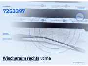 Wischerarm rechts vorne BMW 3er (E90) 7253397