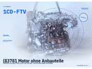(83781 Motor ohne Anbauteile TOYOTA Avensis (T25) 1CDFTV) 1CD-FTV