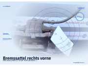 Bremssattel rechts vorne FIAT Punto (199)