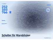 Schalter für Warnblinker RENAULT Clio III Grandtour (R) 252103766R