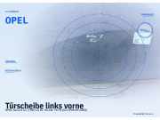 Türscheibe links vorne OPEL Astra G CC (T98) OPEL