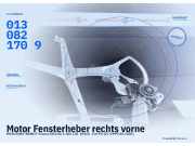 Motor Fensterheber rechts vorne MERCEDES-BENZ E-Klasse (W210) 0130821709