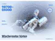 Wischermotor hinten HYUNDAI i10 (PA) 98700-0X000