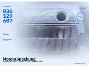 Motorabdeckung SKODA Fabia (6Y) 036129607