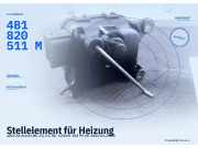 Stellelement für Heizung AUDI A6 Avant (4B, C5) 4B1820511M