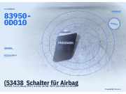 (53438 Schalter für Airbag TOYOTA Yaris Liftback (P9) 839500D010) 83950-0D010