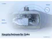 Hauptscheinwerfer links FORD Fiesta II (FBD)