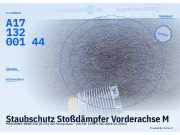 Staubschutz Stoßdämpfer Vorderachse MERCEDES-BENZ SLK (R171) A1713200144