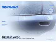Tür links vorne MITSUBISHI Carisma (DA0) MR496069