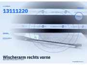 Wischerarm rechts vorne Opel Astra H Caravan (A04) 13111220