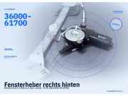 Fensterheber rechts hinten MAZDA 323 S V (BA) 36000-61700