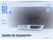 Schalter für Fensterheber SEAT Ibiza III (6L) 6L1 867 171 G
