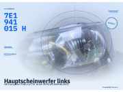Hauptscheinwerfer links VW Transporter T5 Bus 7E1941015H