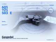 Gaspedal VW Polo IV (9N, 9A) 6Q1721503E