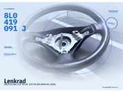 Lenkrad AUDI A3 (8L) 8L0419091J