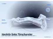 Hecktür links Türscharnier FORD Transit Custom V362 Kasten (FY, FZ)