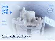 Bremssattel rechts vorne RENAULT Twingo II (CN0) 7701207959