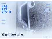 Türgriff links vorne SEAT Exeo ST (3R) 4F0837207B